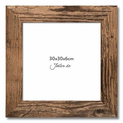 Altholzbilderrahmen 30x30|6cm